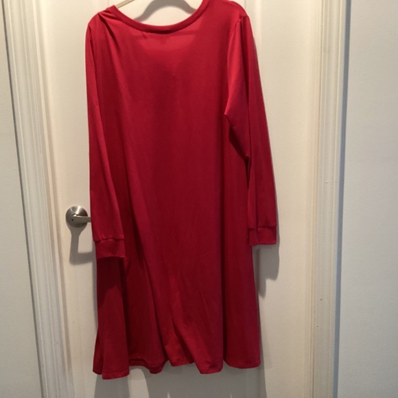 Red XL lularoe dress - Picture 7 of 8
